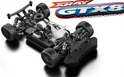  GTX8 2017 1/8e Nitro (voiture seule) X-Ray