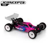 Carrosserie non-peinte F2 pour X-Ray XB2 2025 avec aileron J-CONCEPTS
