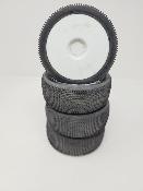 PNEUS WS03 GOMME 35 MONTÉS SUR JANTES BLANCHES (4) - 10% D'USURES WS LINE