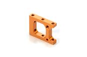 Platine de support servo aluminium orange T4 X-RAY