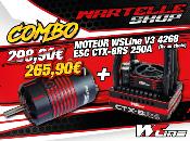 COMBO-Variateur CTX-8RS + Moteur 4268 V3 (Kv au choix) WS LINE