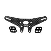 Support d'amortisseur arrière carbone -2mm et fixations d'amortisseurs arrières de triangles B7.1 TEAM-ASSOCIATED