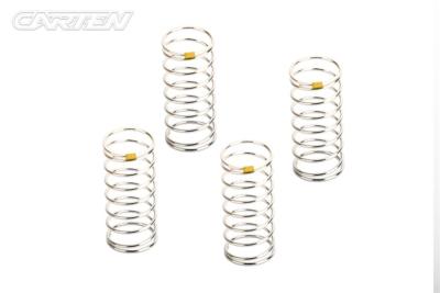 Ressorts d'amortisseurs arrières 14x35mm-7N jaunes (4) CARTEN