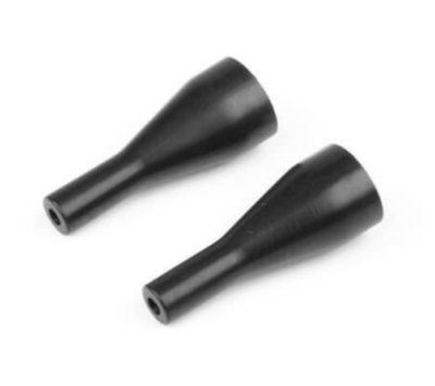 Soufflets d'amortisseurs longs pour amortisseurs de 13mm (2) EB410.2/ET410.2/SCT410SL TEKNO-RC
