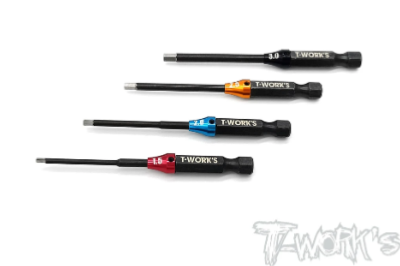 Set d'embouts pour Visseuse 1.5-2.0-2.5-3.0 mm T-WORK'S