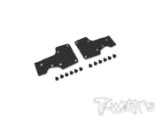 Plaques carbone de triangles arrières 1.0mm pour Kyosho MP11 (2) T-WORK'S