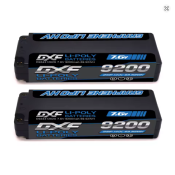 Lot 2 accus 9200mAh 140C 5mm Deans blue (par 2) DXF POWER