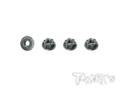 Ecrous de roues low-profile 4mm (choix de la couleur) (4) T-WORK'S