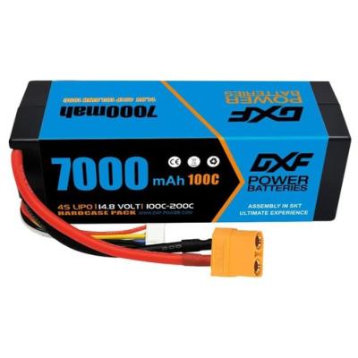 Lipo batterie 4S 14.8V 7000mAh 100C XT90 "BLUE" DXF-POWER