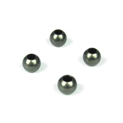 Pivot balls (6.8mm, no flange, sway bars, shock ends, aluminium) (4) TEKNO-RC