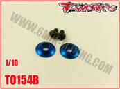 Rondelles d'ailerons aluminium 1/10e TT