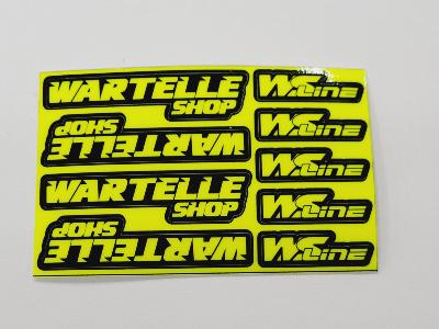 Stickers Wartelle Shop/ WSLine 71x45(différentes couleurs) WS-LINE