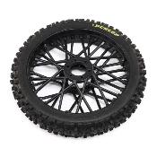 Pneu Avant Dunlop MX53 sur jante noir - PROMOTO MX LOSI