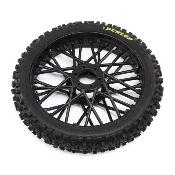 Pneu Avant Dunlop MX53 sur jante noir - PROMOTO MX LOSI