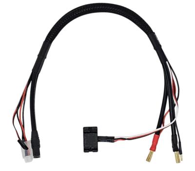 Câble de charge 2S 10AWG PK 5MM avec sonde de Temp. pour sortie chargeur XT90 lg:45cms RC-DISCHAGER