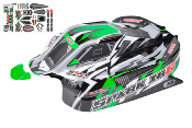 Carrosserie peinte verte SPARK XB6 CORALLY