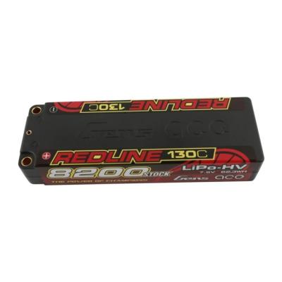 Accu Lipo Red Line 2.0 Stick 2S HV 7.6V 130C 8200 5mm GENS ACE