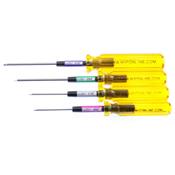 Set de 4 tournevis US "MIP" 0.50 , 1/16 , 5/64 et 3/32 (4)