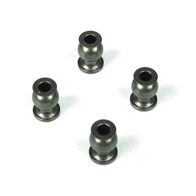 Pivot balls (6.8mm, no flange, sway bars, shock ends, aluminium) (4) TEKNO-RC