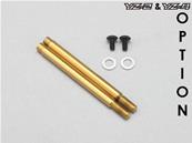 Tiges d'amortisseurs avants "V3" (Ti-Coat)