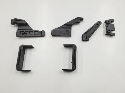 Lot de renforts et bac d'accu pour EB48 2.2 TEKNO RC