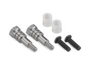 Fin titanium shock stand-offs long