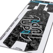 Protection autocollante de chassis look Carbon Forgé pour RC10 B84 1UP-RACING 