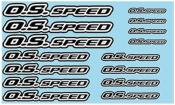 Stickers Speed Pro 2023 noir et blanc O.S