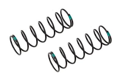 Ressorts d'amortisseurs avant verts 4.85 lb/in, L68, 8.0T, 1.5D (2) TEAM-ASSOCIATED