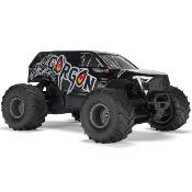 GORGON 4X2 MEGA 550 Brushed Monster Truck RTR avec batterie et chargeur, NOIR - ARRMA