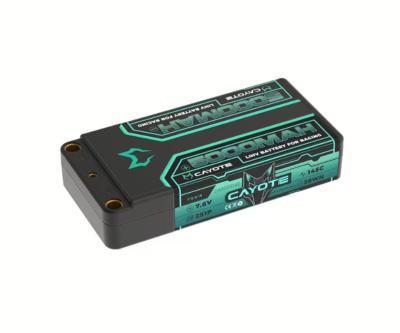 Lipo 5000 mAh 2S Shorty 7.6V 145C CAYOTE RACING