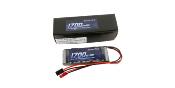 Accu de réception Nimh 6.0V-1700Mah en LONG (Dual JR-Bec) (125g) Gens-Ace
