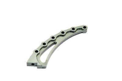 Renfort de chassis Arriere Alu. pour TT10/SC10 HOBAO