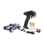 1/28 Micro-T 2S 2WD RTR Race Buggy (Battery & Charger Included), Silver LOSI