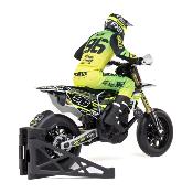 1/4 Promoto-SM FXR Supermoto Motorcycle RTR (Batterie et chargeur inclus), White LOSI