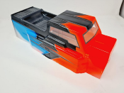 CARROSSERIE ET48 2.x ROUGE/GUN METAL/BLEU PEINTE POUR ET48 2.0 - 2.2 TEKNO-RC