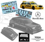 1/10 Carrosserie Mercedes S124 WAGON PROMARKT 190mm (non peinte) TEAM C