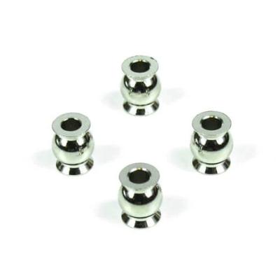 Pivot balls (6.8mm, flanged, outside camber ACIER) (4) TEKNO-RC