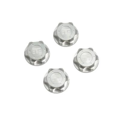 Ecrous de roues fermés NATUREL logo "T" (4) TEKNO-RC