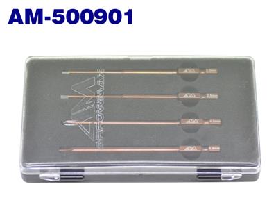 Lot de 4 embouts pour visseuse 2/2.5/4/5.8mm ARROWMAX