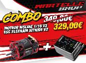 Combo Variateur Elceram NITRIDE V2 1/10E + Moteur WSLine 1/10 V2 (Bobinage au choix) WS LINE