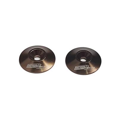 Rondelles d'aileron aluminiums (2) (différentes couleurs) DONUTS RACING