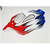 Carrosserie VSE Bleu/Blanc/Rouge peinte pour VSE HOBAO RACING