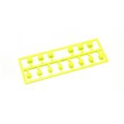 Bagues de suspension jaunes MP10 KYOSHO