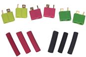Lot de 6 prises deans femelles + gaine thermo