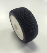 PNEUS 1/8E "SKYLINE" MONTÉS-COLLÉS SOFT T3 SUR JANTES BLANCHES