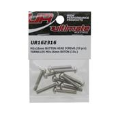 Vis M3 x 16mm têtes bombées (10) ULTIMATE RACING