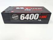 Accu Lipo Shorty 6400 130C 2S 7.6v HV (prise Pk 5mm) WS-LINE