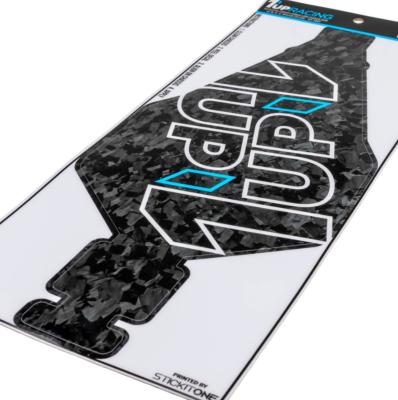 Protection autocollante de chassis look Carbon Forgé pour RC10 91 Masami Edition 1UP-RACING 