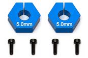 Hexagones de roues aluminium 5mm (2) Team Associated